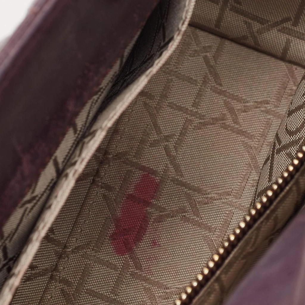 Dior Dior Purple Cannage Leather Small Lady Dior My ABCDior Bag 9