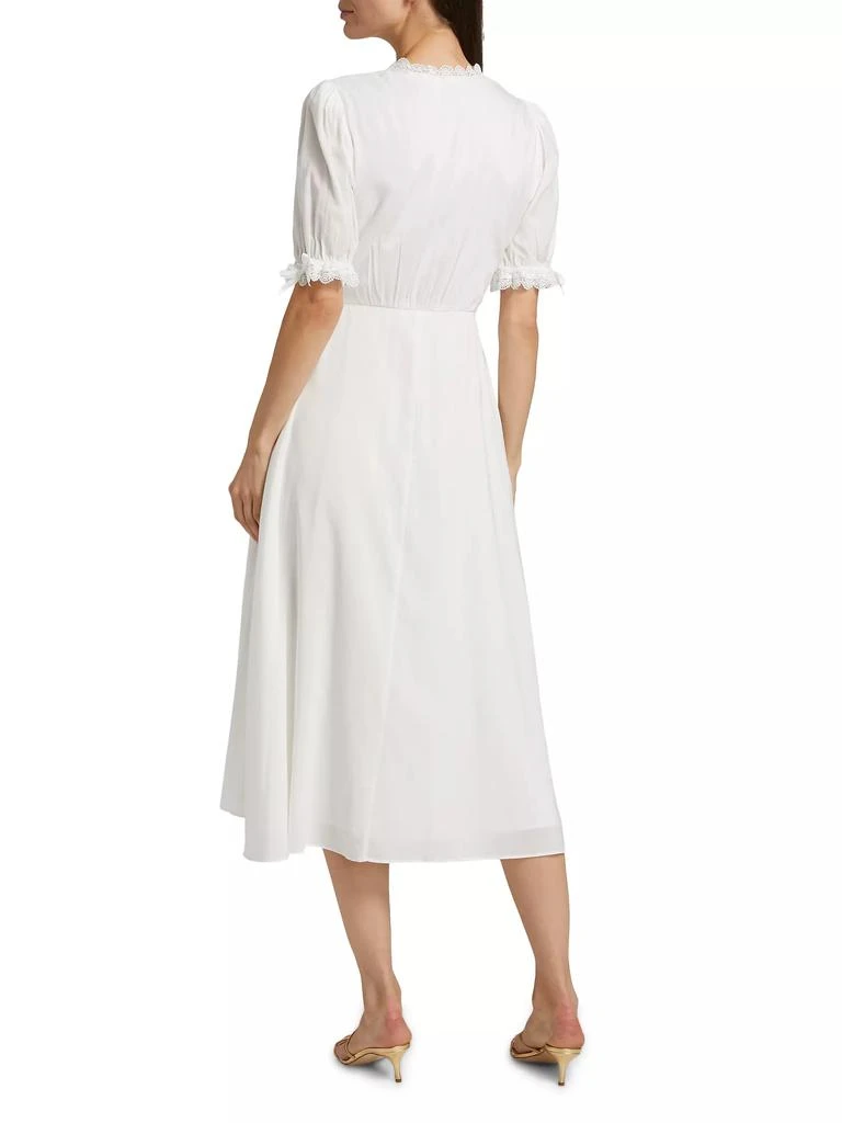 Reformation Ketra Cotton Voile Midi-Dress 5