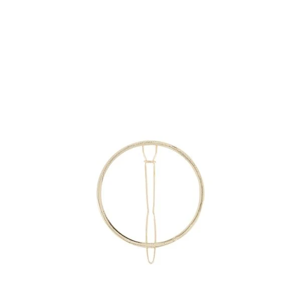 Bachca Round gold hair clip 1