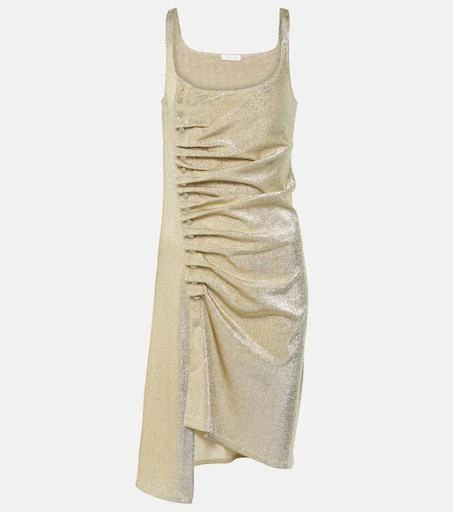 Rabanne Ruched Mini Dress - Gold Rabanne Ruched Mini Dress - Gold