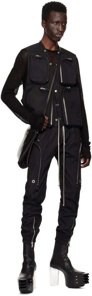 Rick Owens Black Porterville Bauhaus Cargo Pants 4