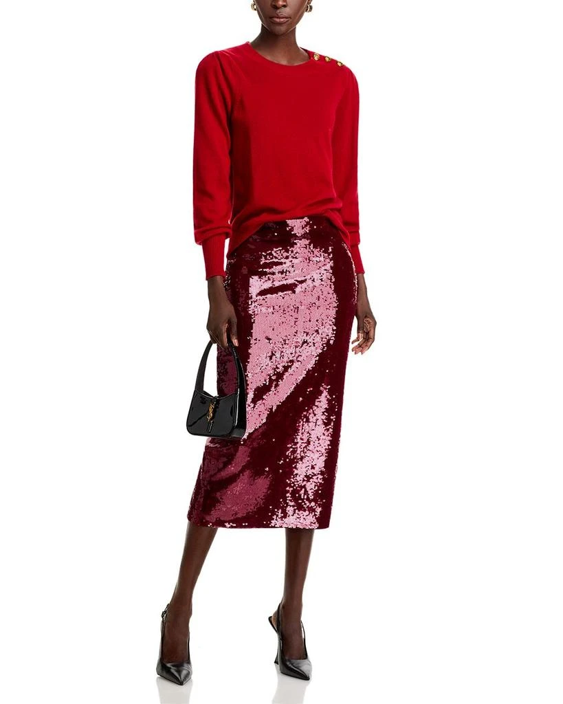VERONICA BEARD Koa Sequin Skirt 2