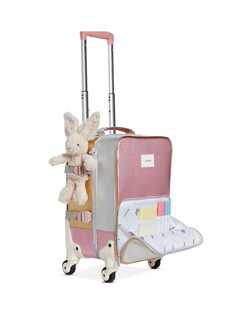 STATE Mini Logan Metallic Carry-On Suitcase 3