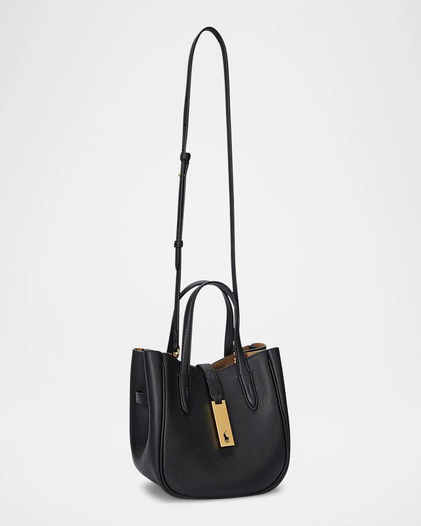 Ralph Lauren Small Grain Leather Tote Bag 6