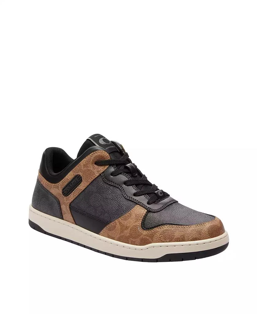 Coach Men's C201 Mixed Signature Lace Up Sneaker 1