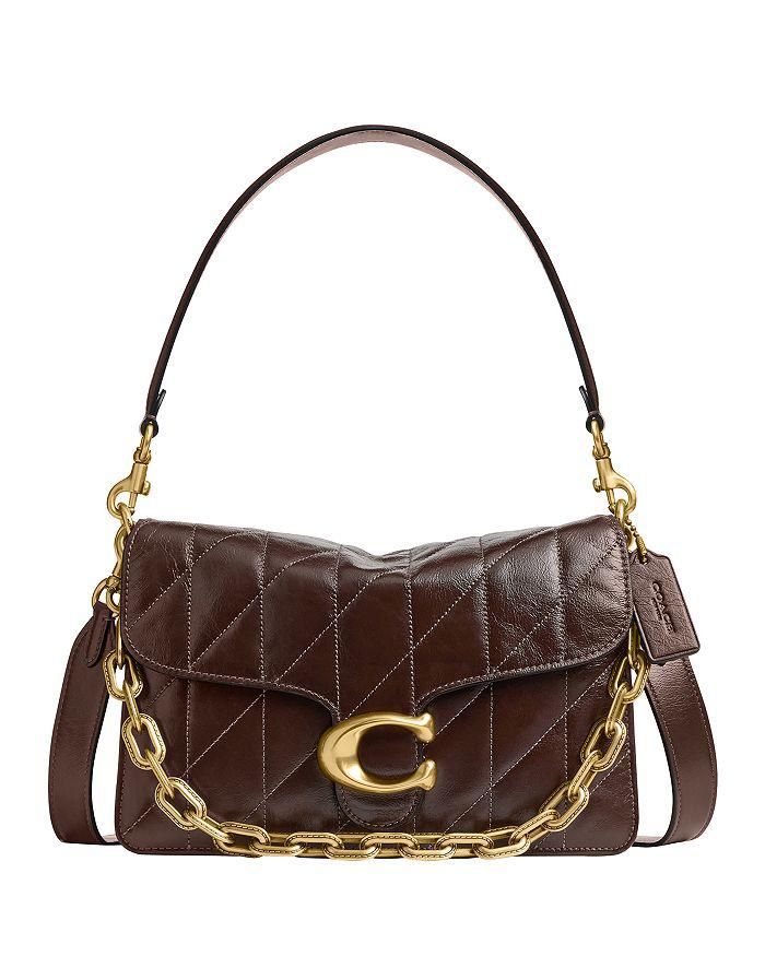 Coach Chain Tabby Quilted Leather Shoulder Bag