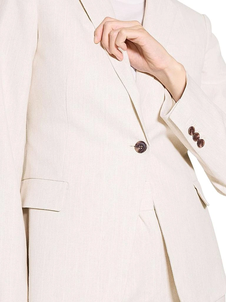 Theory Cotton & Linen Slim-Fit Blazer 6