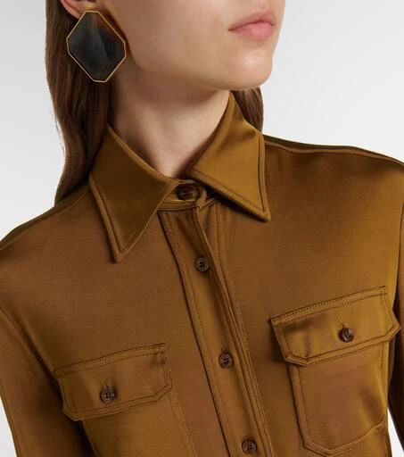 Tom Ford Satin jersey jumpsuit 4