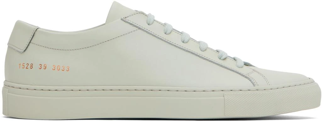 Common Projects Green Original Achilles Low Sneakers 1
