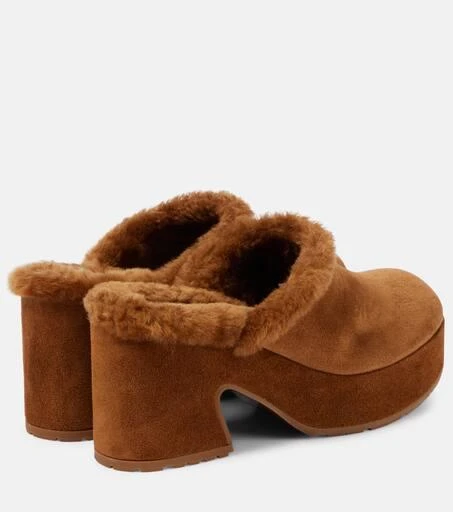 Gianvito Rossi Lyss 55 suede platform clogs 3