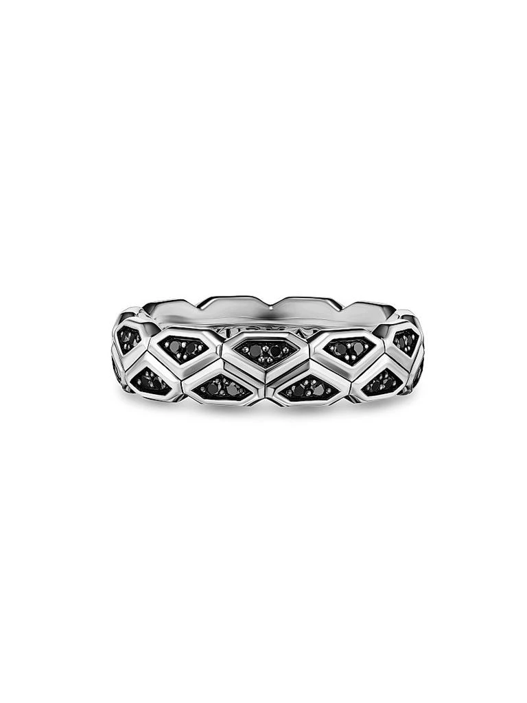 David Yurman Hex Band Ring in Sterling Silver