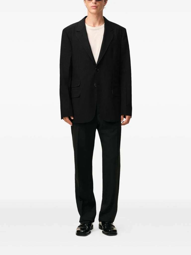 AMI Classic Tailored Black Blazer With Horn Buttons 2