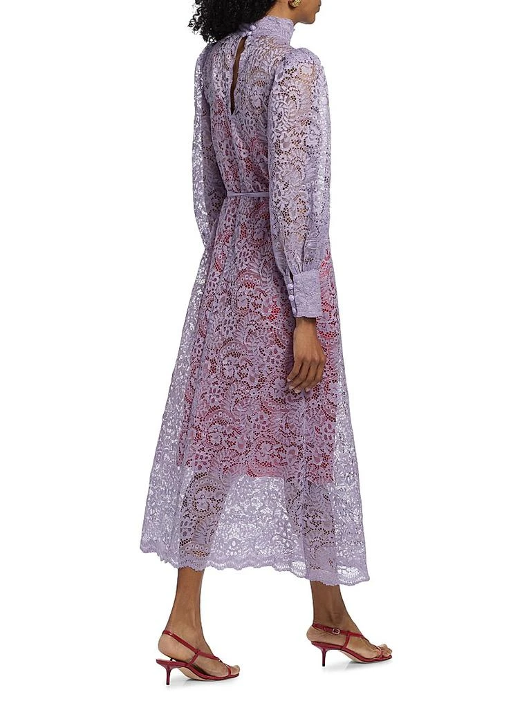 Farm Rio Lace Tie-Waist Midi-Dress 5