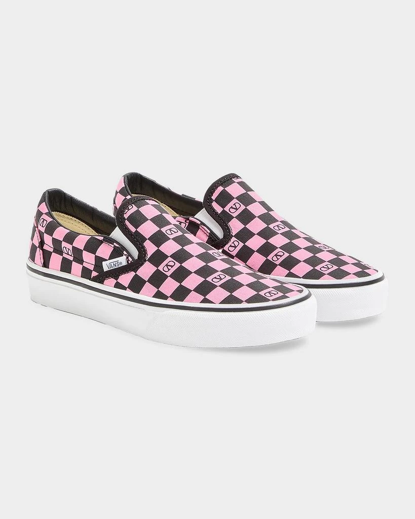 Valentino x Vans Classic Slip-On Checkerboard Shoes 2
