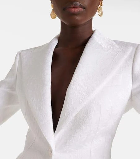 Dolce 
Gabbana Capri Turlington brocade blazer 4