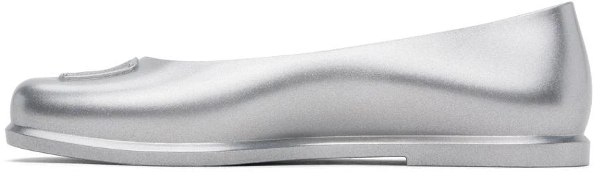 Marc Jacobs Silver Melissa Edition Ruby Ballerina Flats 3