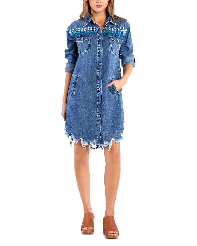 Billy T Superstar Denim Shirt Dress 3