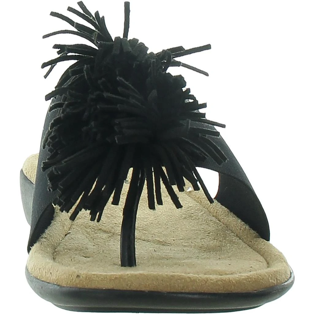 Minnetonka Tricia Womens Fringe Slip On Thong Sandals 2
