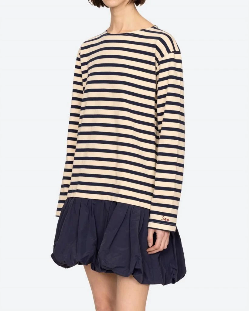 Sea Sea - Athena Solid Combo T-shirt Dress 6