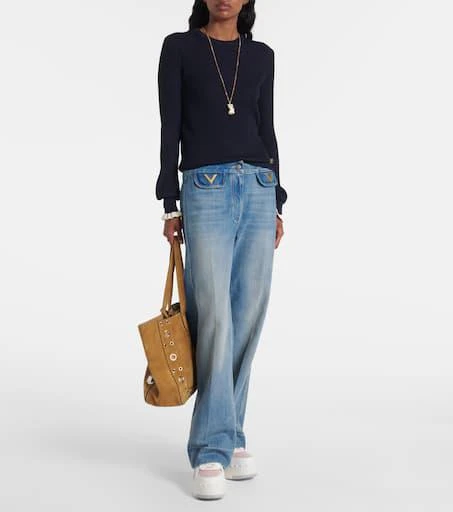 Valentino Freedots XL leather platform sneakers 3