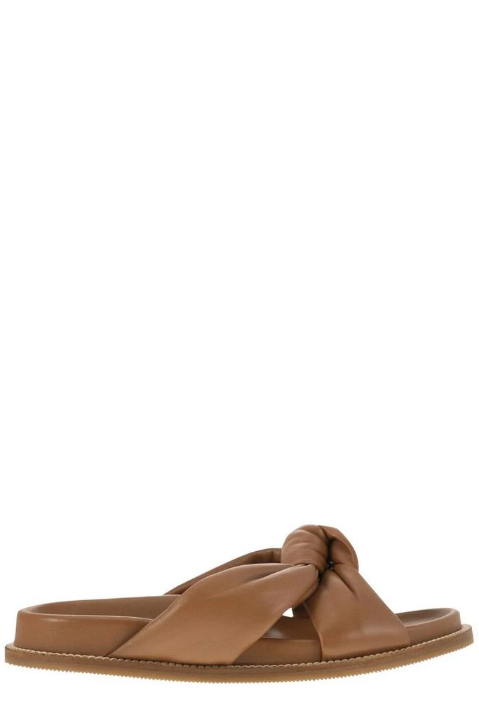 Fabiana Filippi Fabiana Filippi Knotted Slip-On Slippers 1