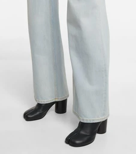 MAISON MARGIELA Cutout high-rise wide-leg jeans 6