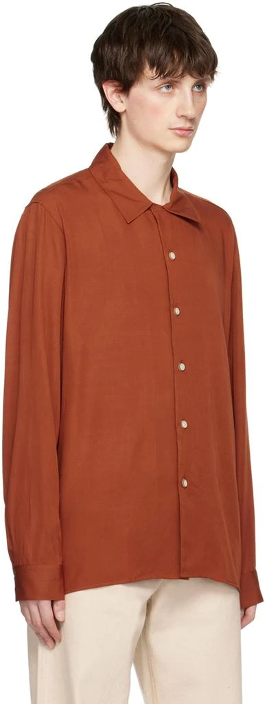 CMMN SWDN Red Rami Shirt 2