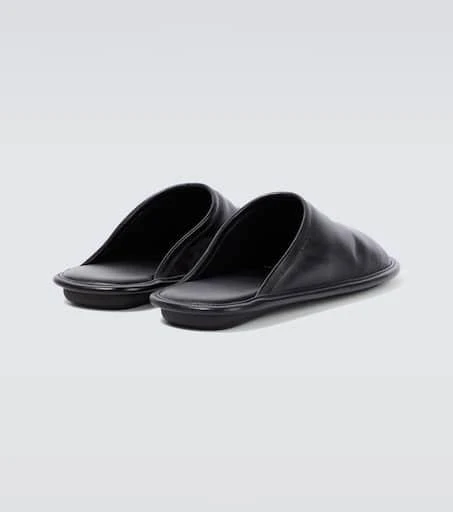 Balenciaga Logo leather slippers 6