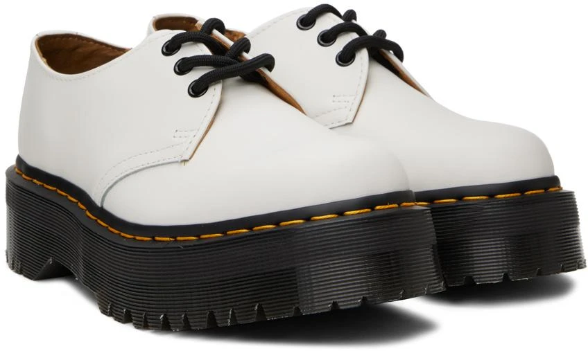 Dr. Martens White 1461 Quad Derbys 4