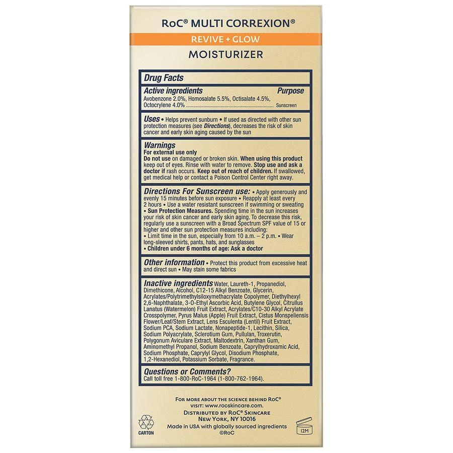 RoC Multi Correxion Revive + Glow Moisturizer SPF30 4