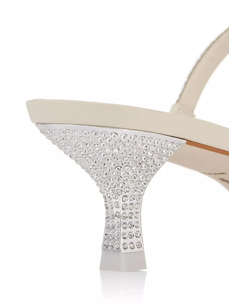 Cult Gaia Nami 36MM Crystal-Embellished Kitten-Heel Sandals 6