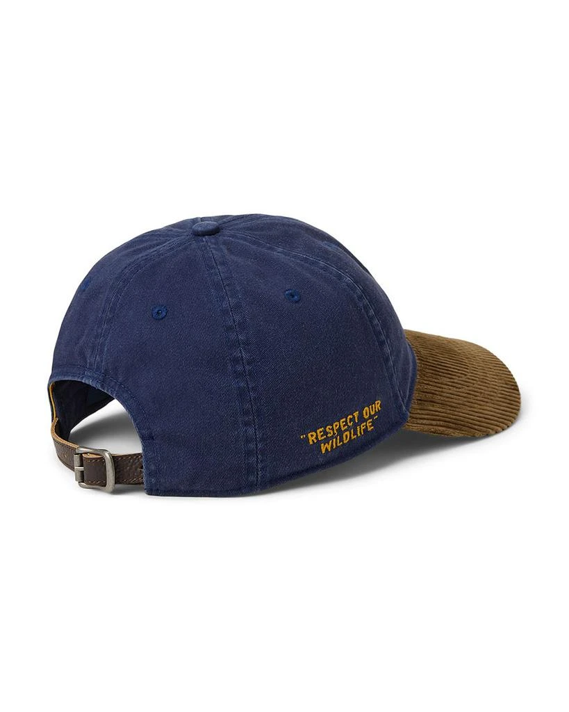 Ralph Lauren Crest Corduroy Bill Twill Ball Cap 2
