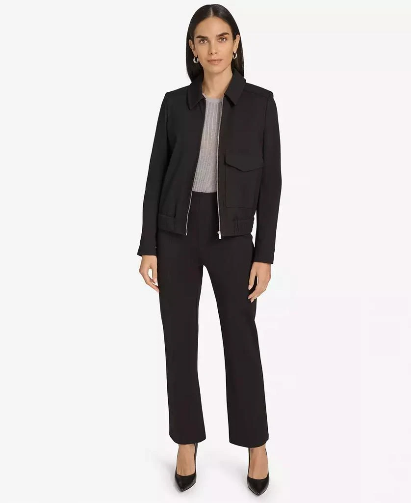 Calvin Klein Women's Zip-Front Bomber Jacket 4