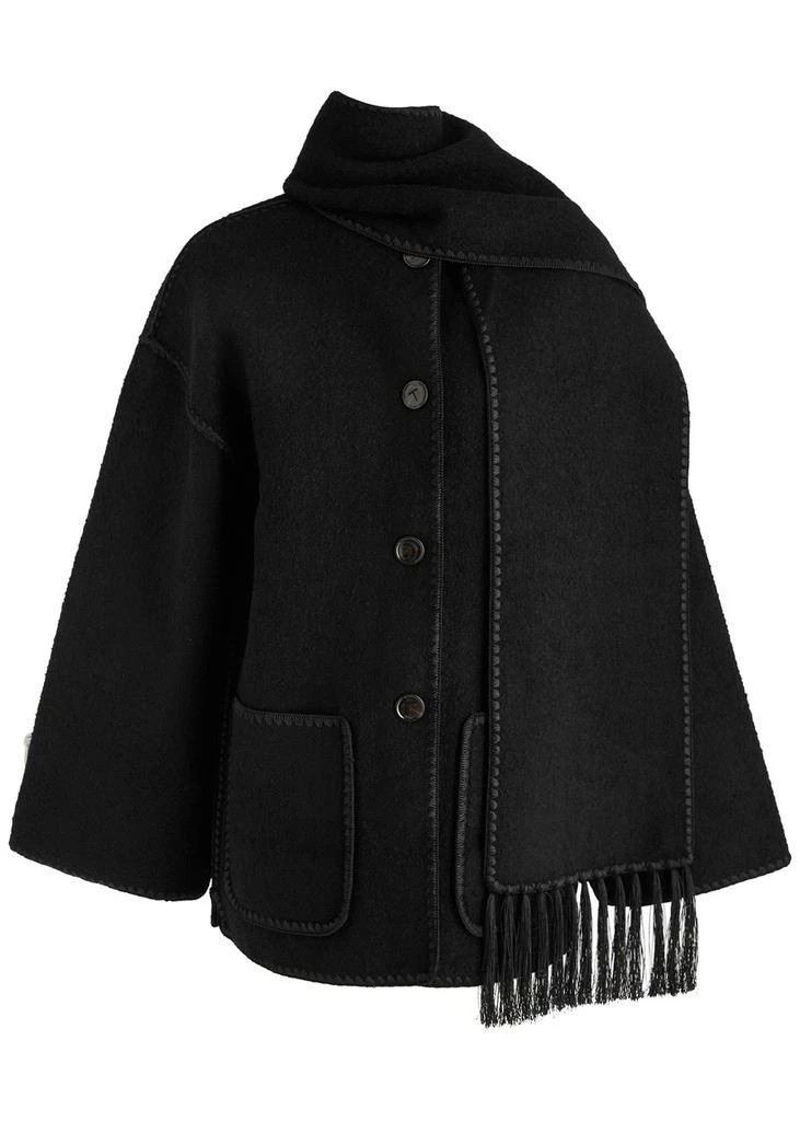 Totême Scarf-effect wool-blend jacket 1