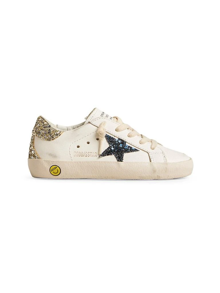 Golden Goose Baby Girl's, Little Girl's & Girl Super Star Leather Upper Glitter Star Heel And Spur 1