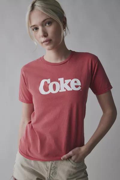 Urban Outfitters Coke Graphic Overdye Slim Tee