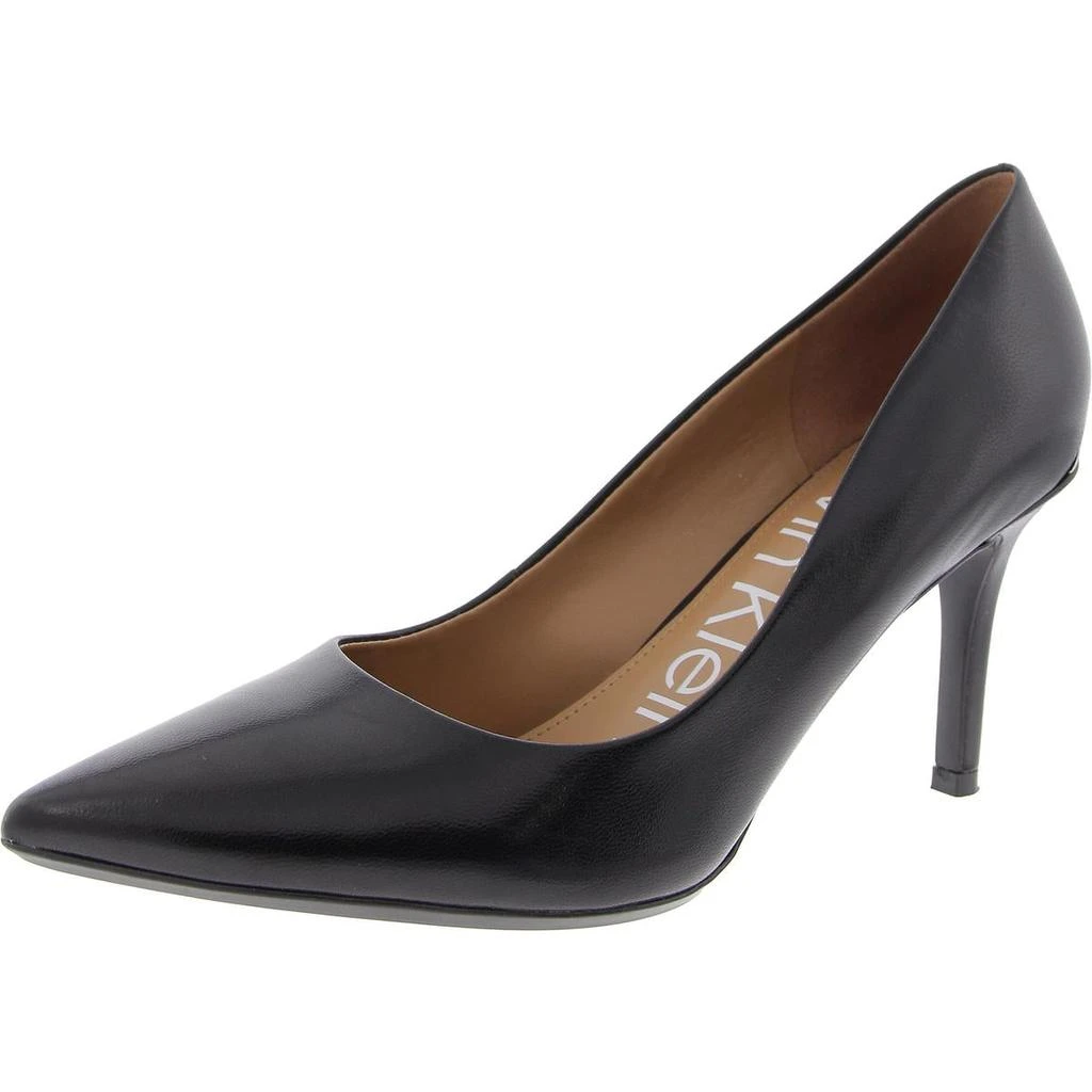 Calvin Klein Gayle Womens Leather Pointed Toe Heels 28