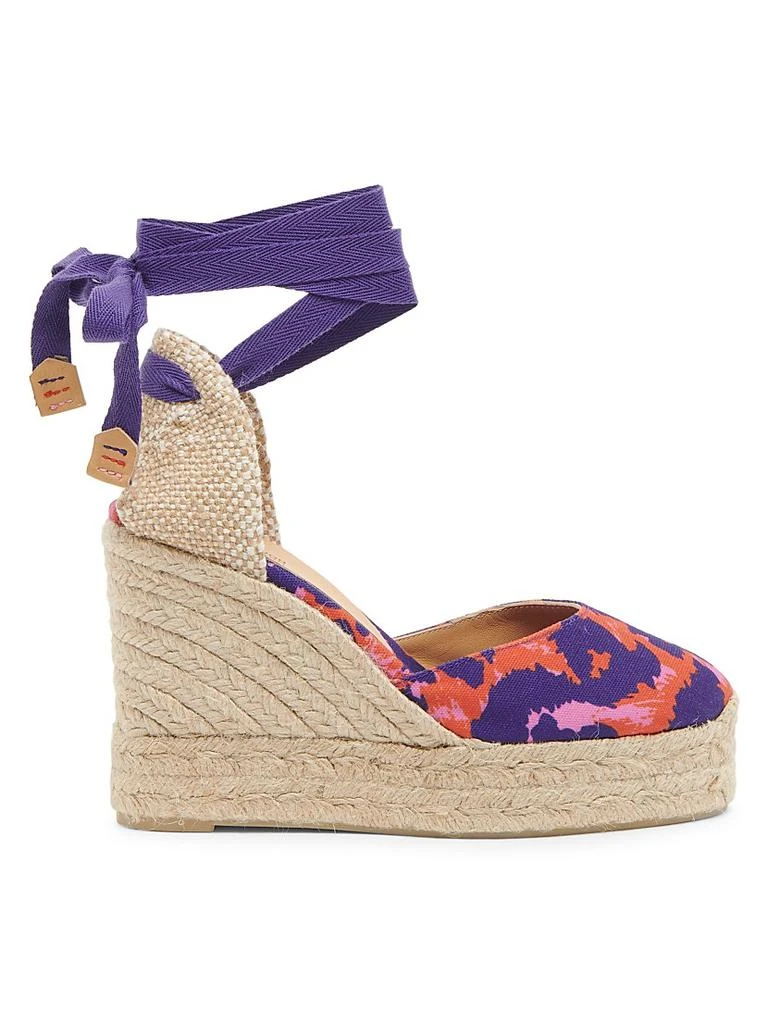 CASTAÑER Carina Animal-Print Wedge Espadrilles 1
