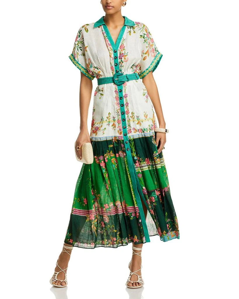 Saloni Riya B Linen Dress 3