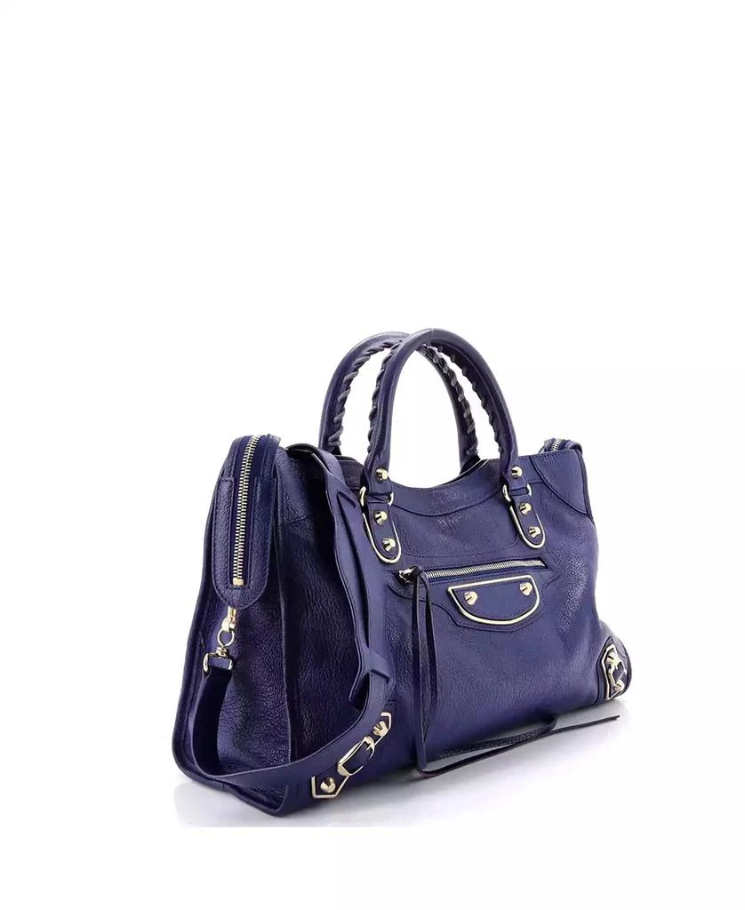 Pre-Owned Balenciaga Medium City Classic Metallic Edge Bag Leather 4