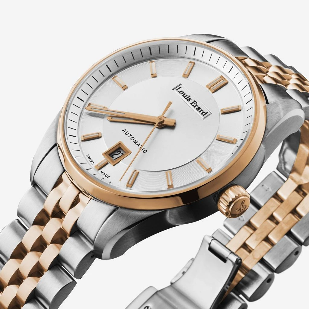 Louis Erard Louis Erard Heritage Silver Dial Two-tone Stainless Steel Men's Automatic Watch 69101AB71.BMA58 2