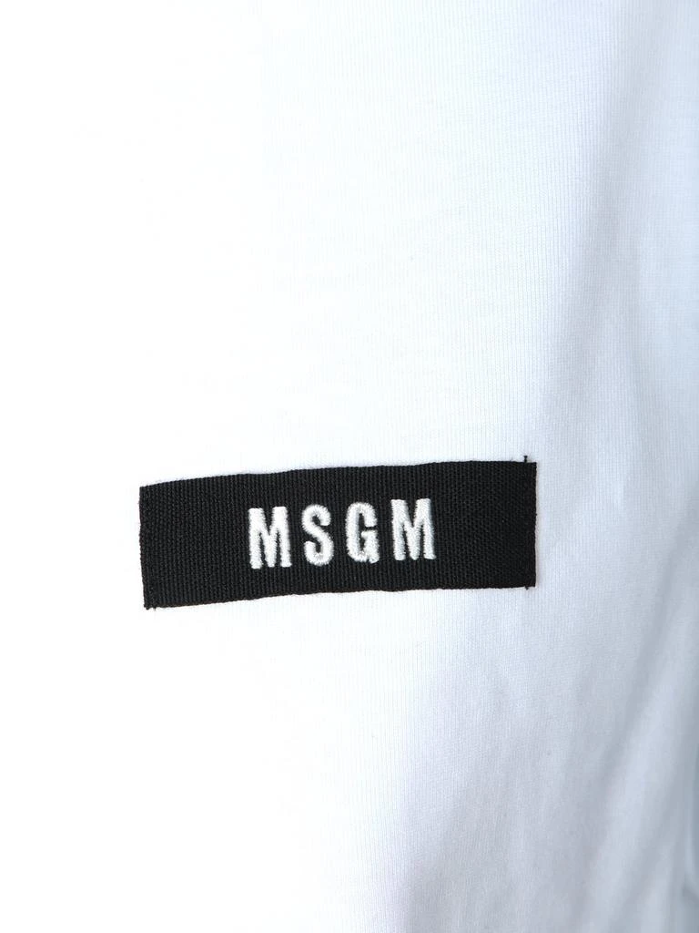 MSGM MSGM Open-Back Self-Tie T-Shirt 3