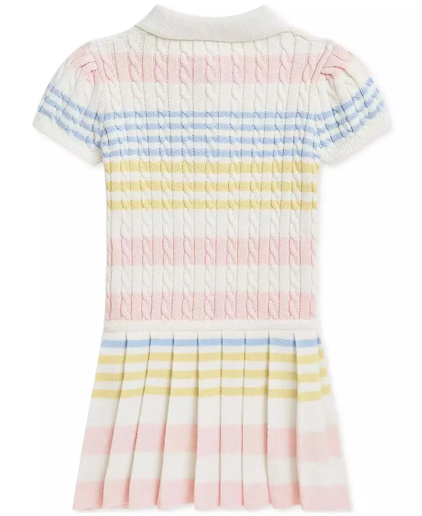 Ralph Lauren Baby Girls Cable-Knit Sweater Dress 2