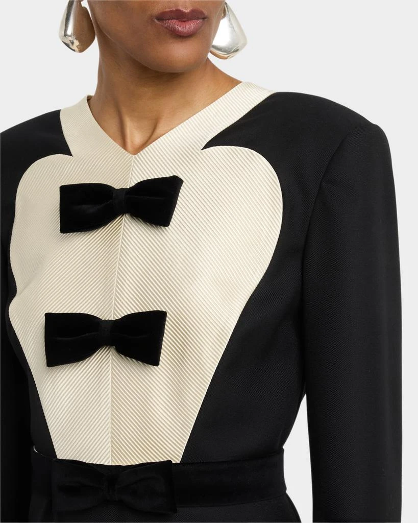 white long sleeve mini dress formal Modal Square Neck Long Sleeve Mini Dress in White - XXL