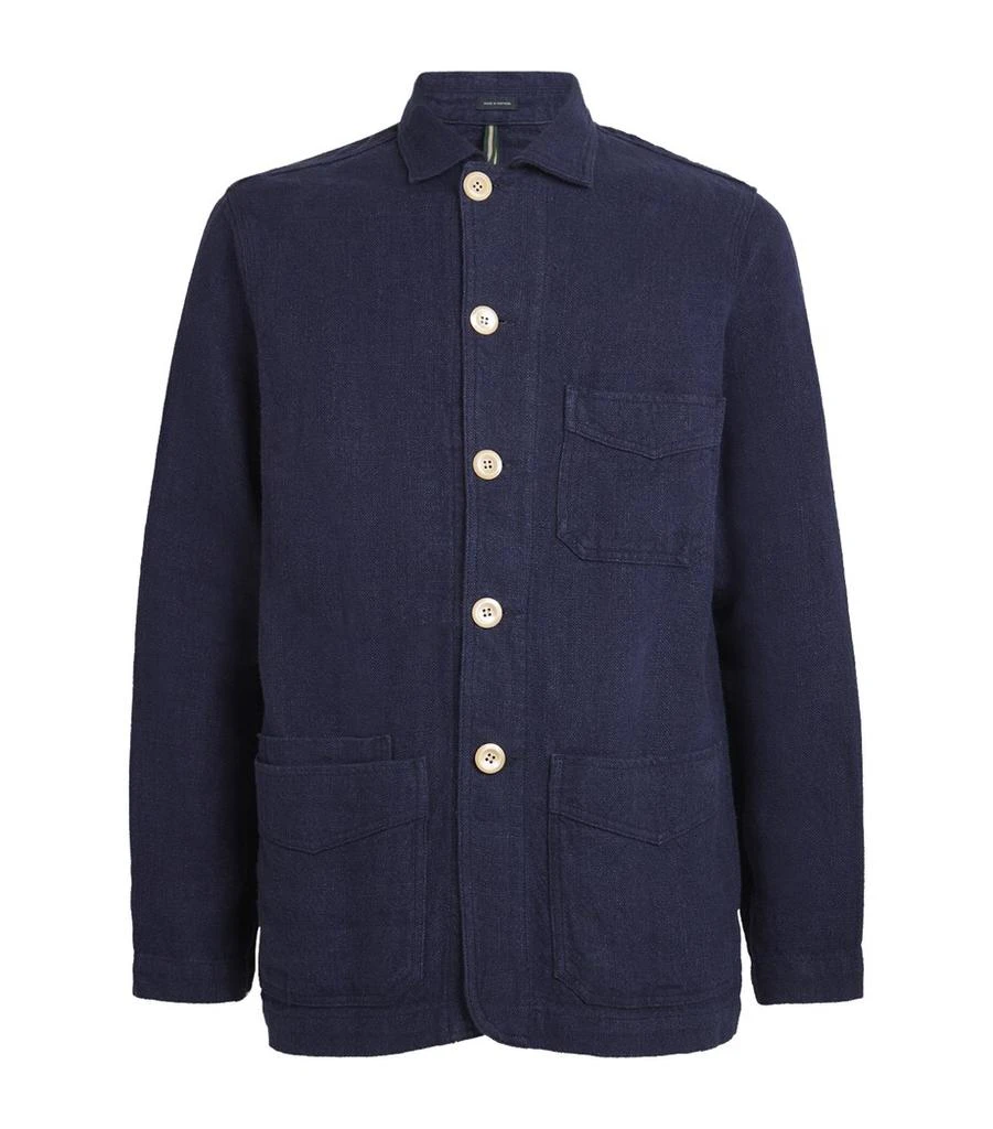 Drake's Linen Chore Jacket 1