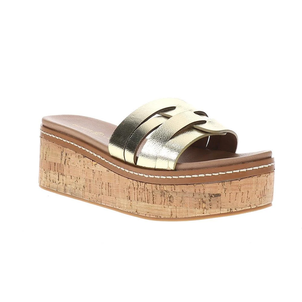 Chinese Laundry Serenna Metallic Platform Wedge Sandals 2
