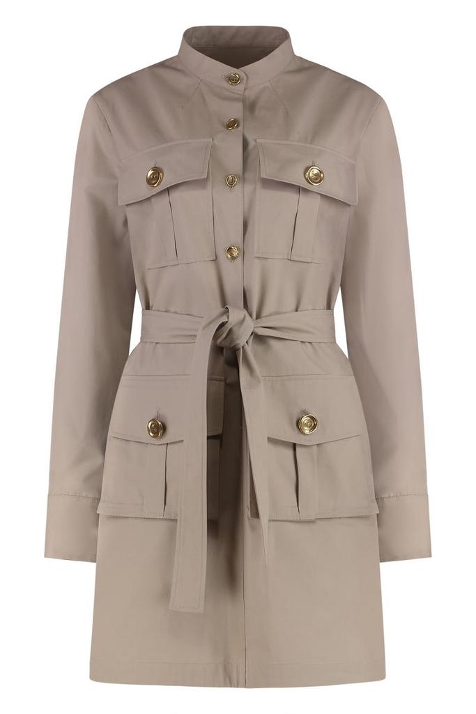 【関税&送料込】Givenchy Poplin Safari Dress Women's Safari dress in poplin | GIVENCHY | 24S