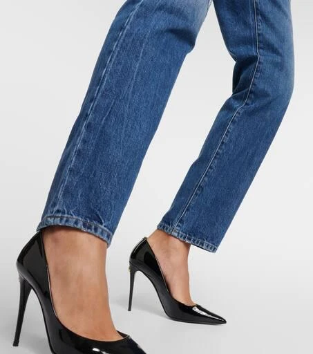 Dolce 
Gabbana Distressed high-rise straight jeans 6