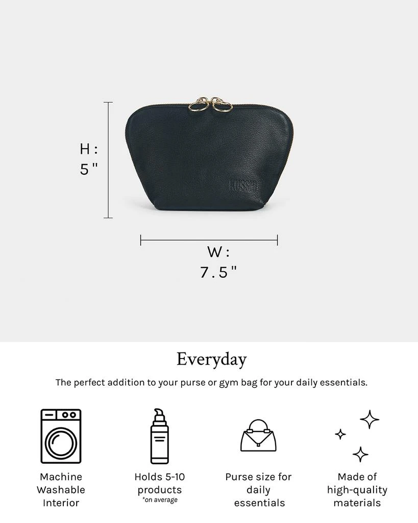 KUSSHI Everyday Leather Makeup Bag 4