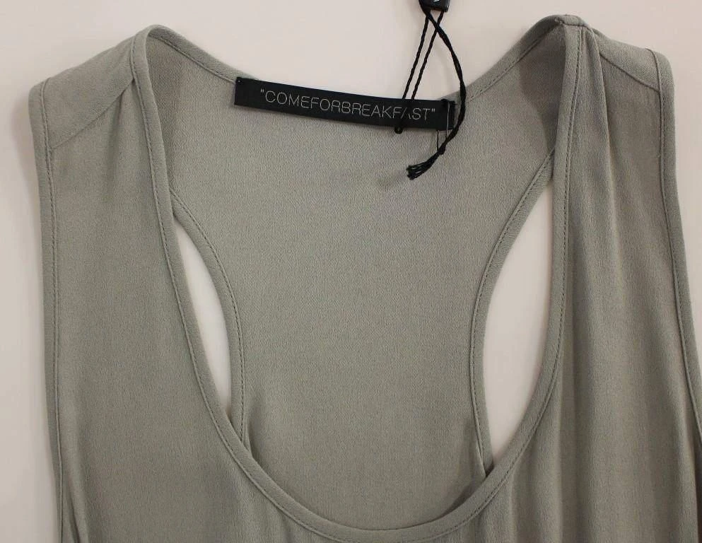 Comeforbreakfast Comeforbreakfast  Viscose Tank Top Shirt Blouse 5